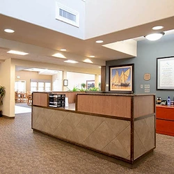 Avamere at Port Townsend Senior Living in Washington front desk