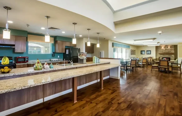 Vineyard Place Assisted Senior Living Memory Care in Murrieta, CA dining room
