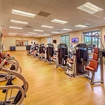 Covenant Living at The Holmstad in Batavia, IL, fitness room