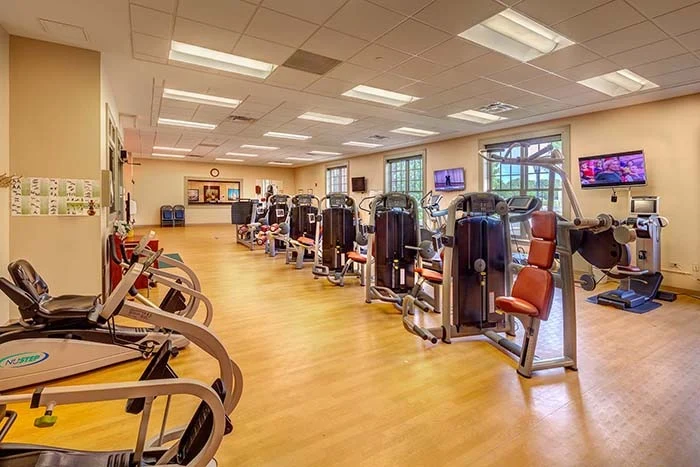 Covenant Living at The Holmstad in Batavia, IL, fitness room