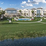 AVIVA Port St. Lucie West senior living community offering active adult living and independent living in Port St. Lucie, FL, outdoor area