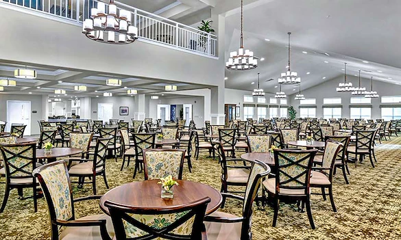 Bear Hollow Estates Hawthorn Senior Independent Living in Rancho Cordova, California, dining room