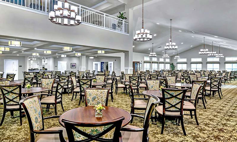 Bear Hollow Estates Hawthorn Senior Independent Living in Rancho Cordova, California, dining room