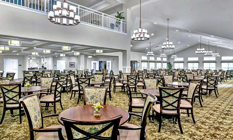 Bear Hollow Estates Hawthorn Senior Independent Living in Rancho Cordova, California, dining room