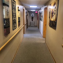 St Mary’s Manor Assisted Living in South Milwaukee, Wisconsin hallway