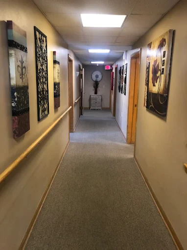 St Mary’s Manor Assisted Living in South Milwaukee, Wisconsin hallway