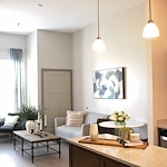 Astral at Auburn, senior living community offering independent living, assisted living, and memory care in Auburn, IN, apartment with open layout