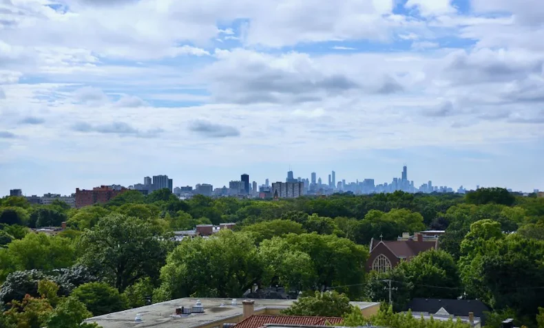 View of downtown Chicago!