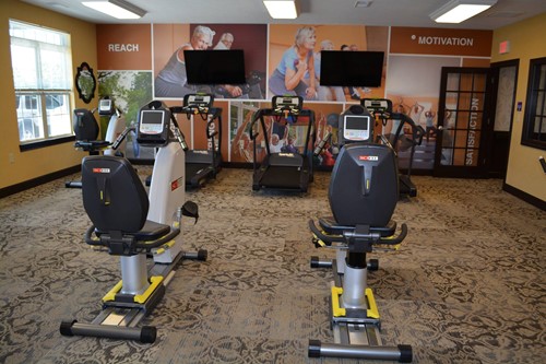 Aster Place Senior Living in Lafayette, IN exercise gym room