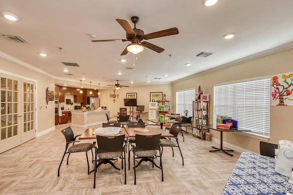Anthem Lakes, senior living community offering independent living, assisted living, and memory care in Jacksonville, FL, multipurpose room