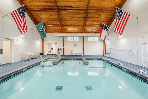 Independent living at Brightmore of Wilmington in Wilmington, NC, indoor pool