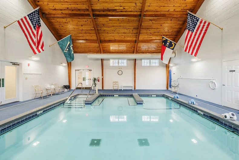 Independent living at Brightmore of Wilmington in Wilmington, NC, indoor pool