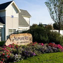 Avamere at Sherwood Assisted Senior Living front exterior welcome sign