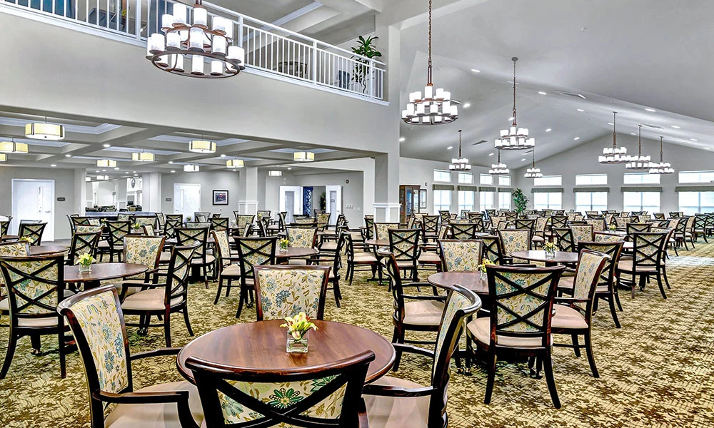 Sycamore Ridge Gracious Retirement Living Hawthorn Senior Independent Living in Collierville, Tennessee dining room