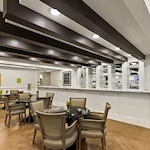 The Blake at Biloxi dining and bar area