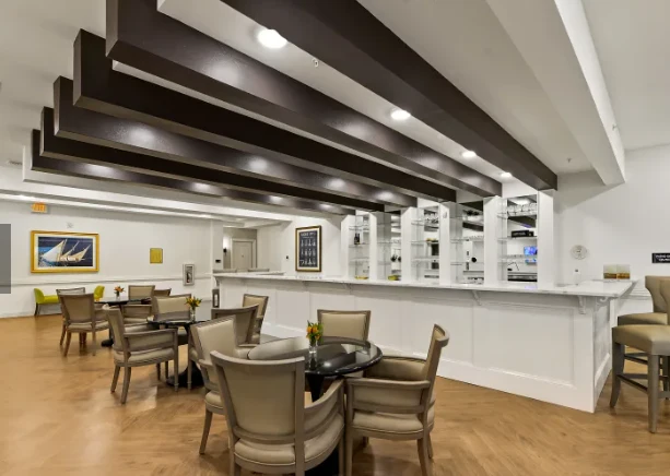 The Blake at Biloxi dining and bar area