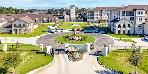Driveway to The Vincent Senior Living Community
