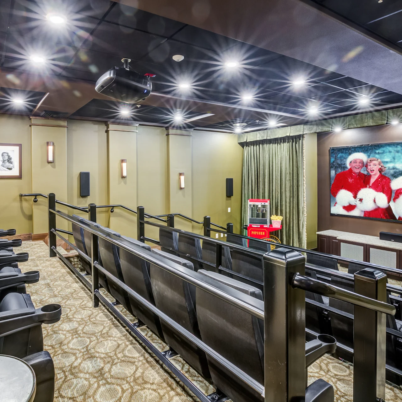 The Savoy Gracious Retirement Living Hawthorn Senior Independent Living in Winter Springs, Florida movie theater