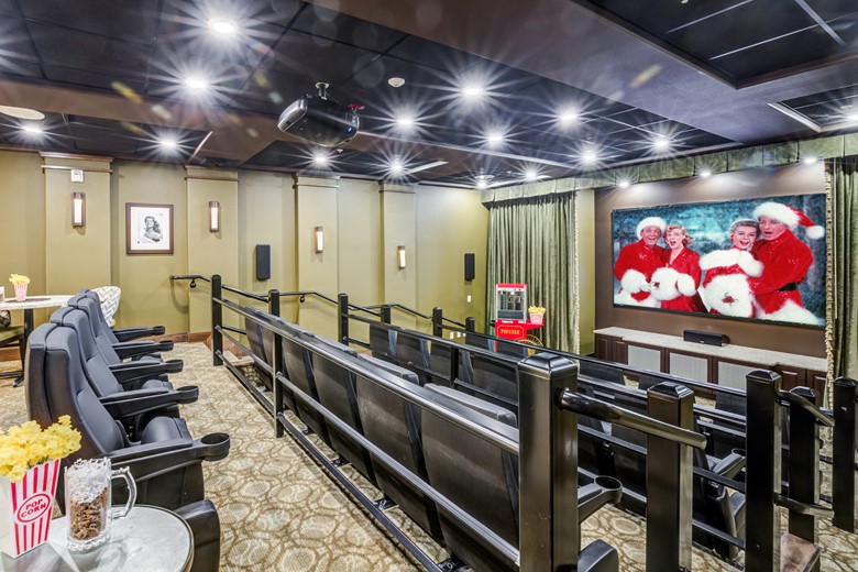 The Savoy Gracious Retirement Living Hawthorn Senior Independent Living in Winter Springs, Florida movie theater