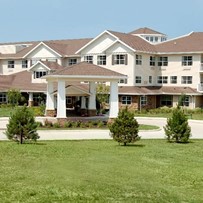 Parker Place Gracious Retirement Living Hawthorn Senior Independent Living in Mentor, Ohio front exterior