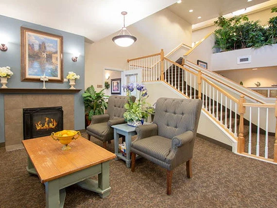 Avamere at Port Townsend Senior Living in Washington living room