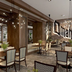 Ovation Heartwood Preserve Senior Living in Omaha, Nebraska dining room