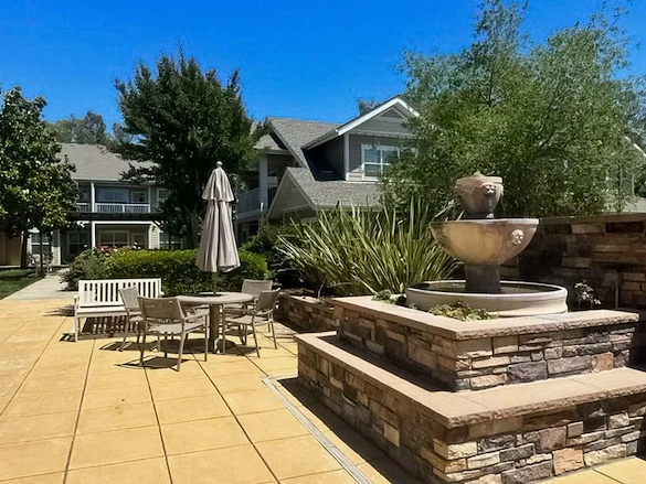 Camden Springs Gracious Retirement Living Hawthorn Senior Independent Living in Elk Grove, California rear exterior