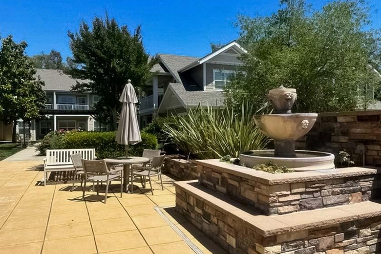 Camden Springs Gracious Retirement Living Hawthorn Senior Independent Living in Elk Grove, California rear exterior