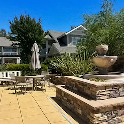 Camden Springs Gracious Retirement Living Hawthorn Senior Independent Living in Elk Grove, California rear exterior