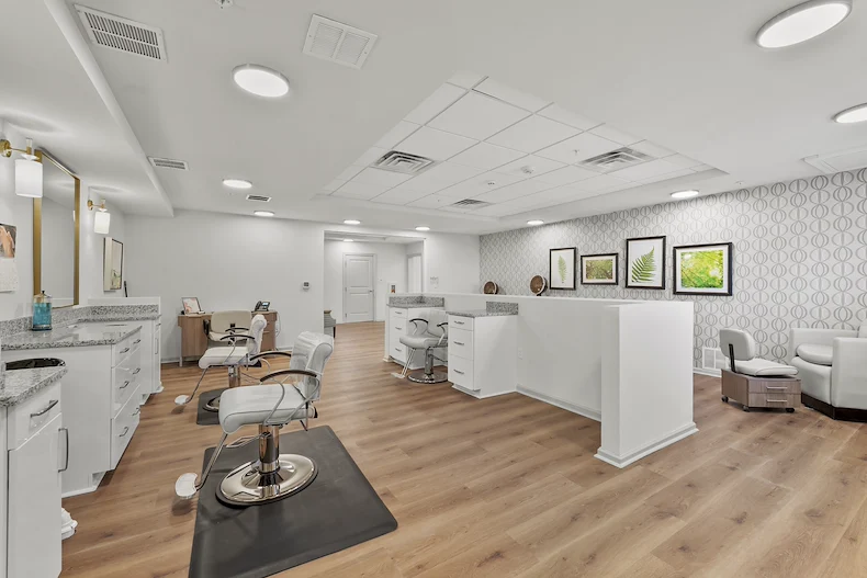 Alto Johns Creek, senior living community offering assisted living, memory care, and respite care in Duluth, GA, beauty salon