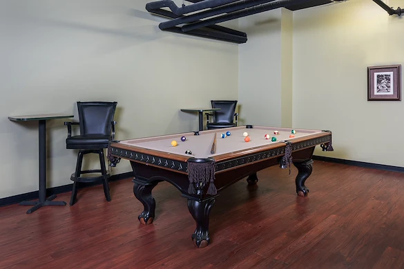 Park Vista Retirement Living North Hill East Moline, IL, pool table