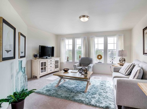 Shads Landing Gracious Retirement Living Hawthorn Senior Independent Living in Charlotte, North Carolina apartment living room