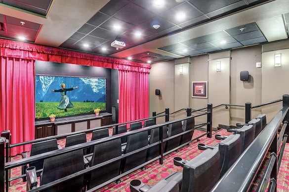Alexis Estates Gracious Retirement Living by Hawthorn Senior Living, independent living in Allen, TX, movie theater