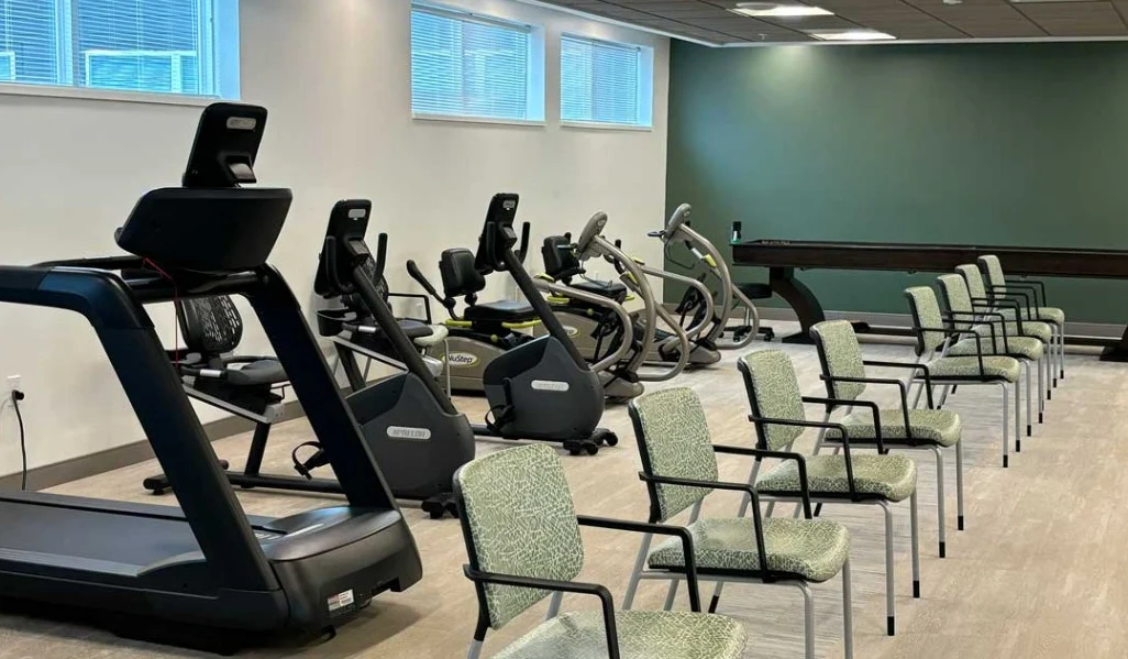 Astral at Franklin, senior living community offering independent living, assisted living, and memory care in Franklin, IN, fitness room