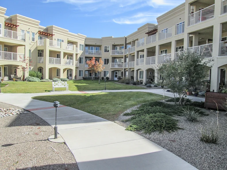 Paloma Landing Retirement Community Hawthorn Senior Independent Living in Albuquerque, New Mexico rear exterior