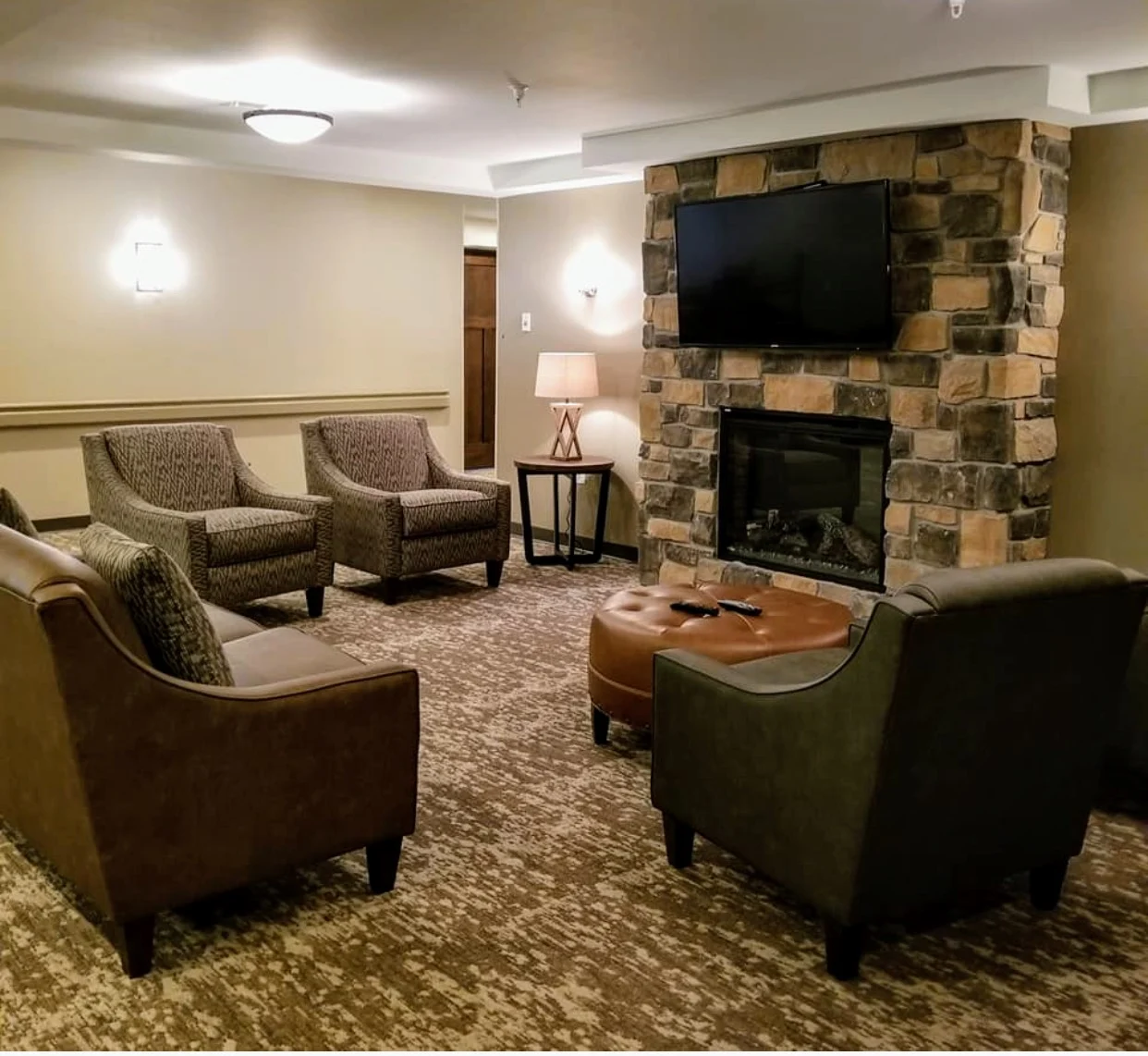 Park Vista Retirement Living - Camanche, IA, visiting area