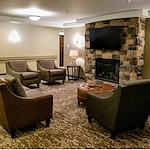 Park Vista Retirement Living - Camanche, IA, visiting area