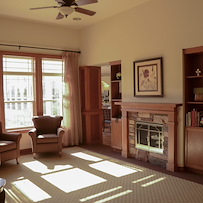 Enjoy time next to the fire in one of our hearth rooms while socializing with friends.