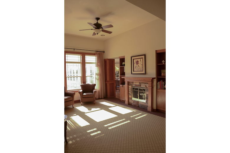 Enjoy time next to the fire in one of our hearth rooms while socializing with friends.