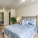 Salishan Gracious Retirement Living Hawthorn Senior Independent Living in Spring Hill, Florida apartment bedroom