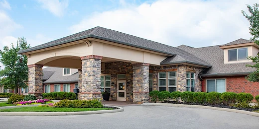 Dublin Glenn Memory Care in Ohio front exterior