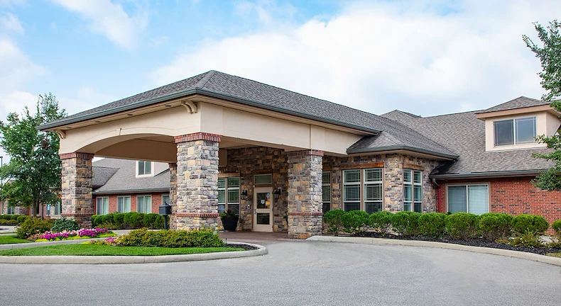 Dublin Glenn Memory Care in Ohio front exterior