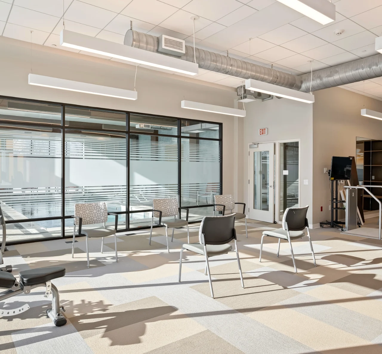 The Barclay at Charlottesville fitness center