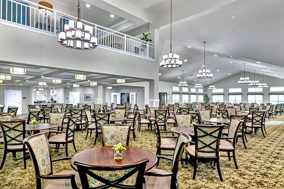 Capitol Ridge Gracious Retirement Living Hawthorn Senior Independent Living in Bristow, Virginia dining room