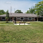 United Manor independent senior living in DeWitt, Iowa rear exterior