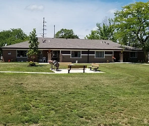 United Manor independent senior living in DeWitt, Iowa rear exterior