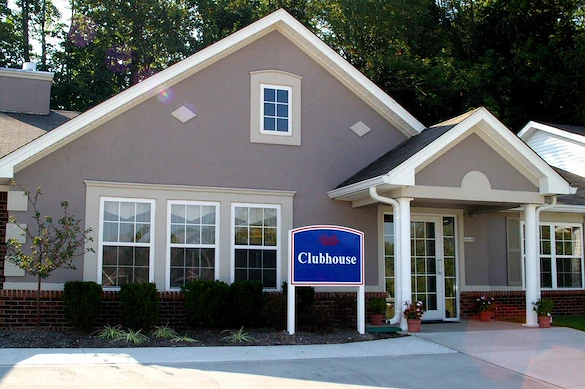 Meadow Lakes Senior Assisted Living in Mooresville, IN Clubhouse front exterior