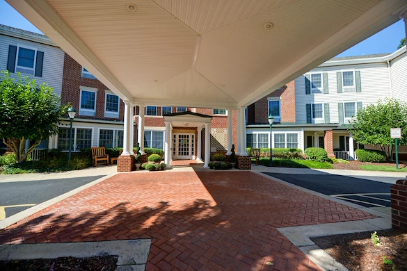 Charter Senior Living of Fredericksburg, Virginia, front entrance