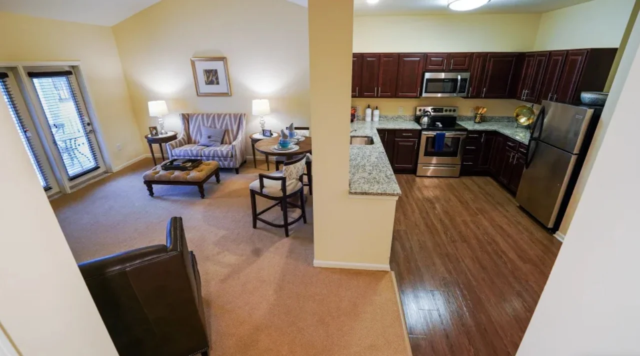 Large variety of floor plans in Harmony's Independent Living senior living apartments