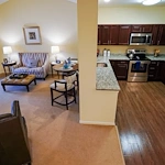 Large variety of floor plans in Harmony's Independent Living senior living apartments
